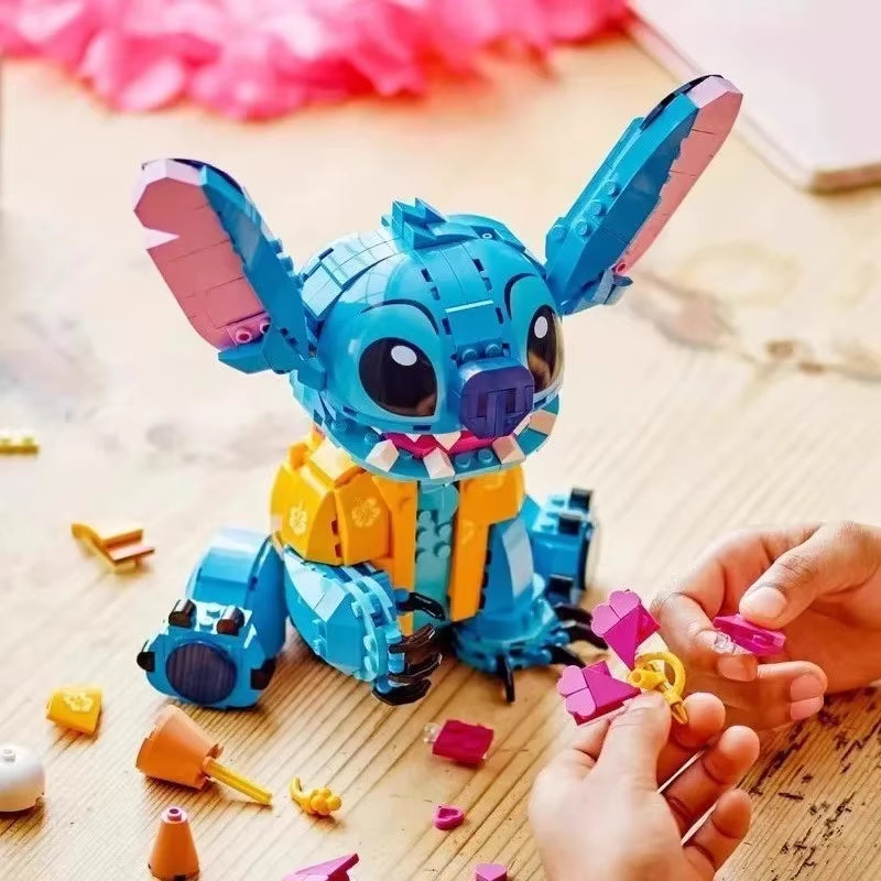 Disney 2024 New 730Pcs Stitch Compatible 43249 Building Blocks Stitch Girl Boy Birthday Christmas Gift Toys