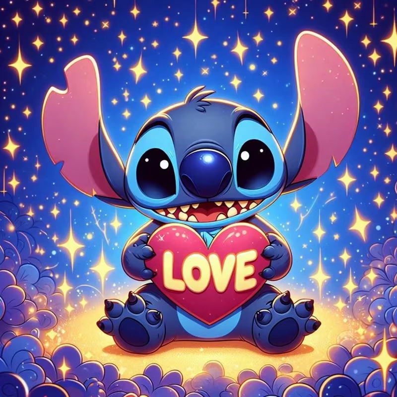 Disney Diamond Mosaic Lilo Stitch Painting Full round Stitch Embroidery Cartoon Picture Rhinestones New Arrival Decor for Home