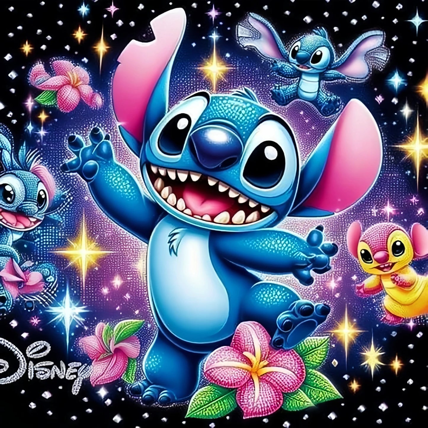 Disney Diamond Mosaic Lilo Stitch Painting Full round Stitch Embroidery Cartoon Picture Rhinestones New Arrival Decor for Home