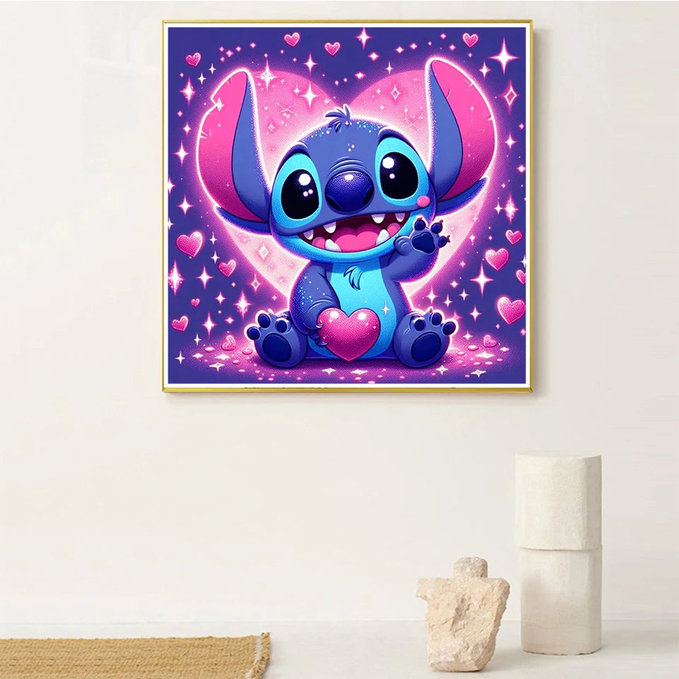 Disney Diamond Mosaic Lilo Stitch Painting Full round Stitch Embroidery Cartoon Picture Rhinestones New Arrival Decor for Home