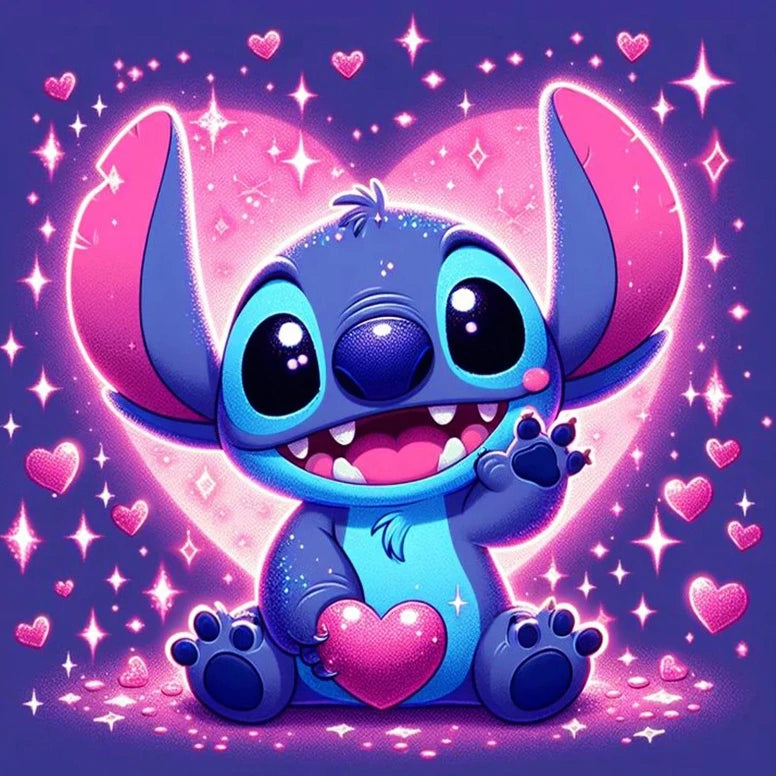 Disney Diamond Mosaic Lilo Stitch Painting Full round Stitch Embroidery Cartoon Picture Rhinestones New Arrival Decor for Home