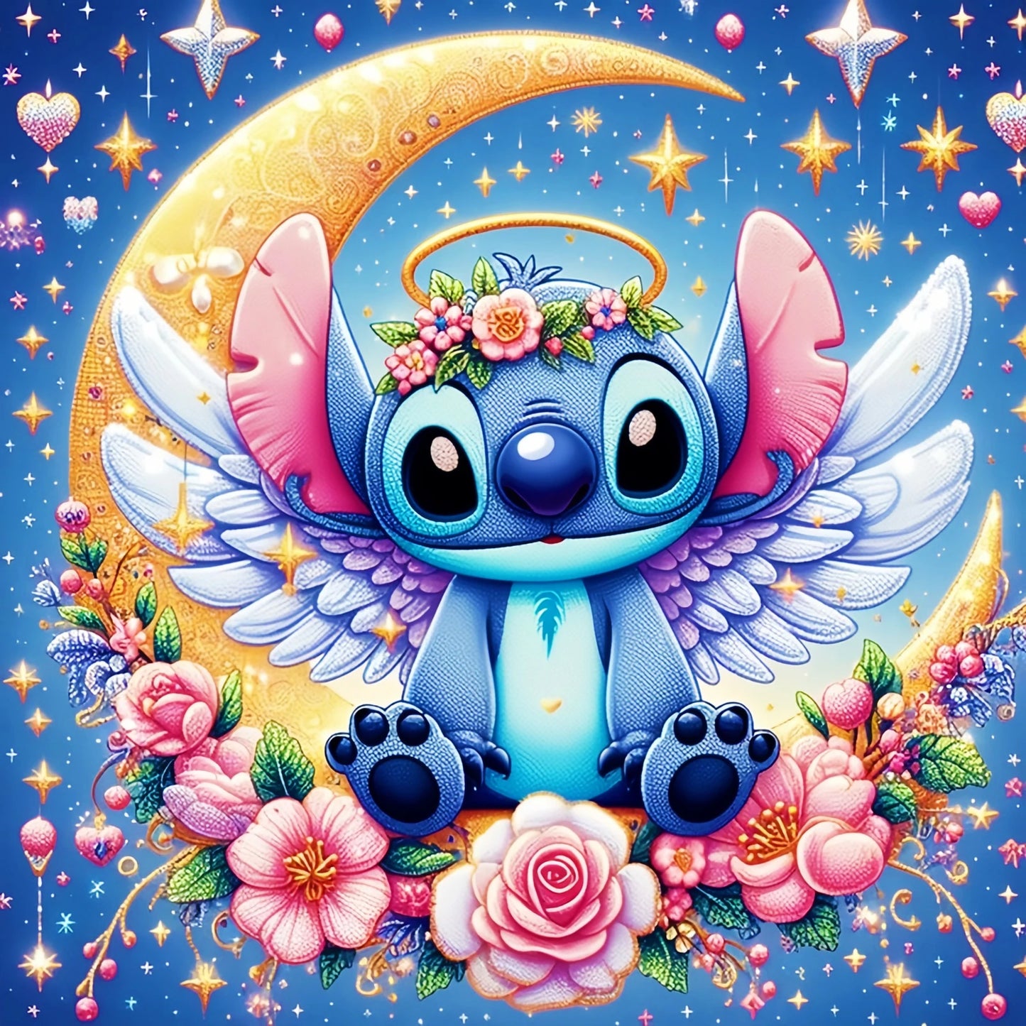 Disney Diamond Mosaic Lilo Stitch Painting Full round Stitch Embroidery Cartoon Picture Rhinestones New Arrival Decor for Home