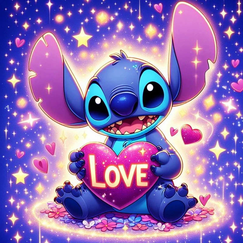 Disney Diamond Mosaic Lilo Stitch Painting Full round Stitch Embroidery Cartoon Picture Rhinestones New Arrival Decor for Home